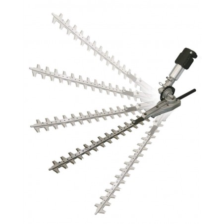 Taille haie repliable 90° pour elagueuse sur perche ECHO HCAA-2402A