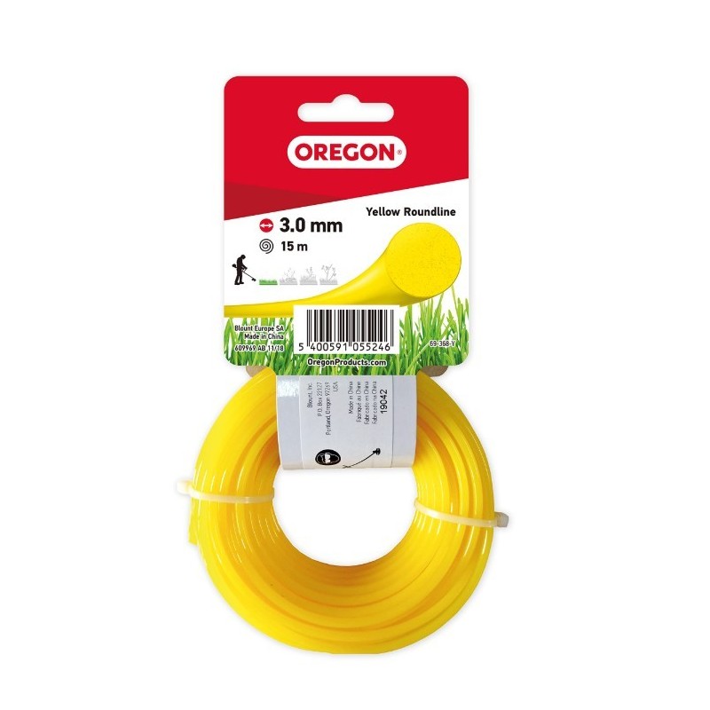 69-368-Y Fil Jaune Forme Ronde (Hanger) 3.0mm x 15m  
