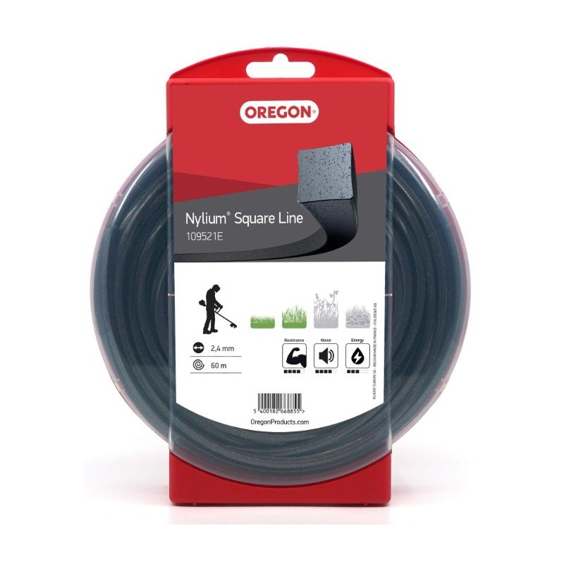 SQUARE NYLIUM® (fil carré NYLIUM) (DONUT) 2,4MM X 60M 