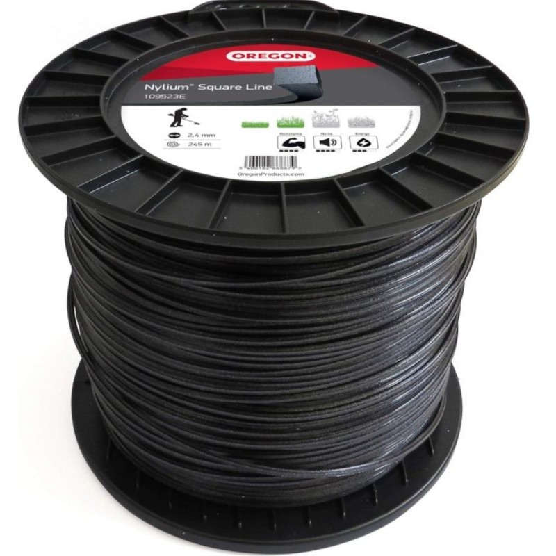 SQUARE NYLIUM® (fil carré NYLIUM) (bobine) 2,4MM X 245M 